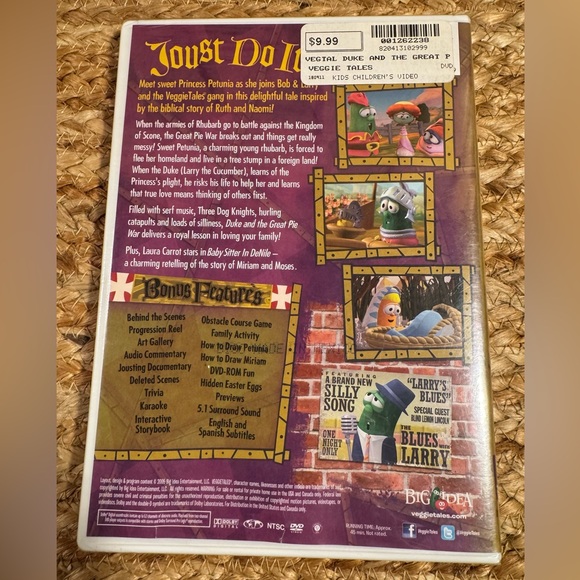New & Sealed Bundle of 5 Veggie Tales Lessons DVDs for Littles - Picture 6 of 12